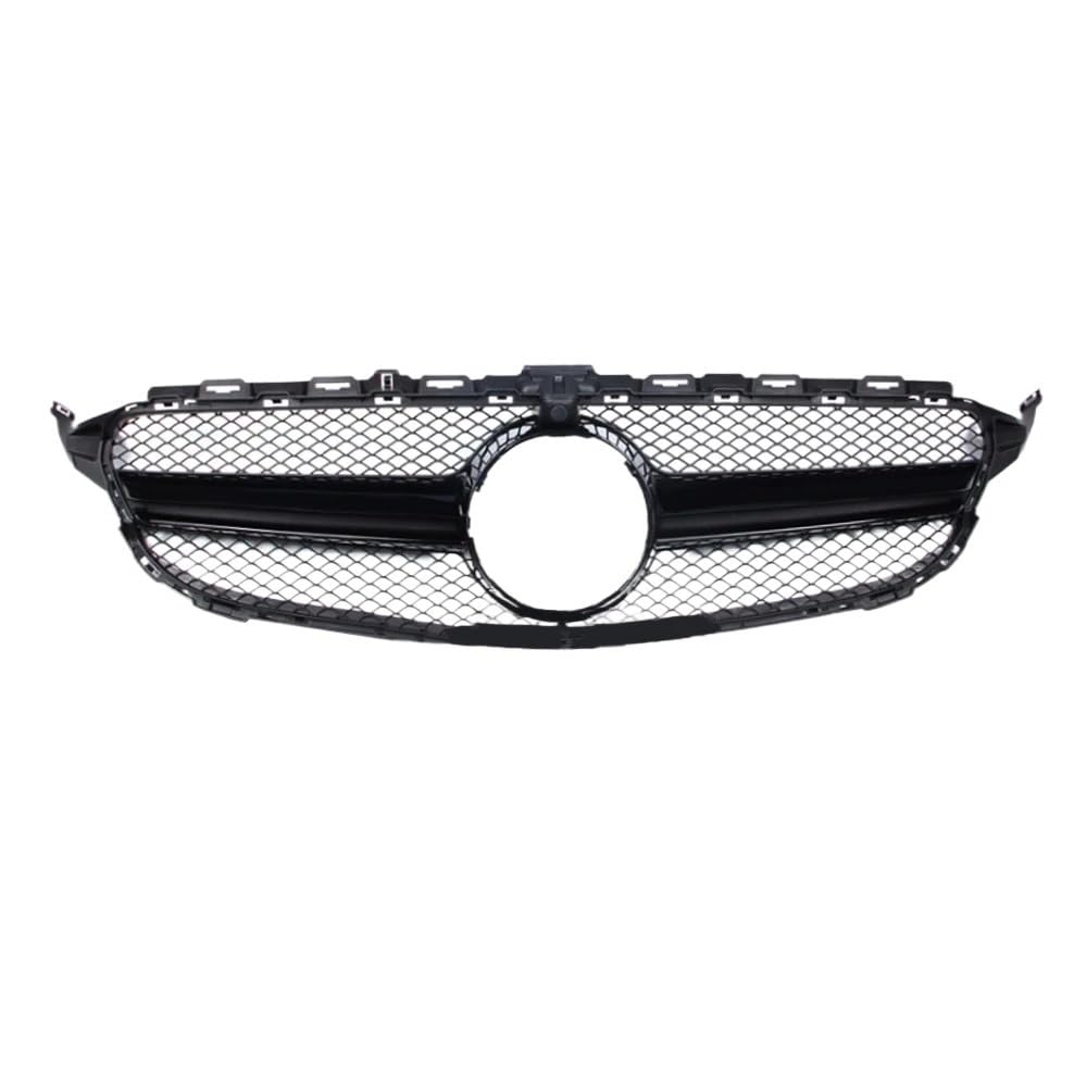 Kühlergrill Gitter Auto Für C-Klasse W205 2014-2018 Autozubehör Frontgrill Mittelnetzgrills Montagerahmenabdeckung Dekorationsteile Kühlergrill Auto Nieren von ESyem