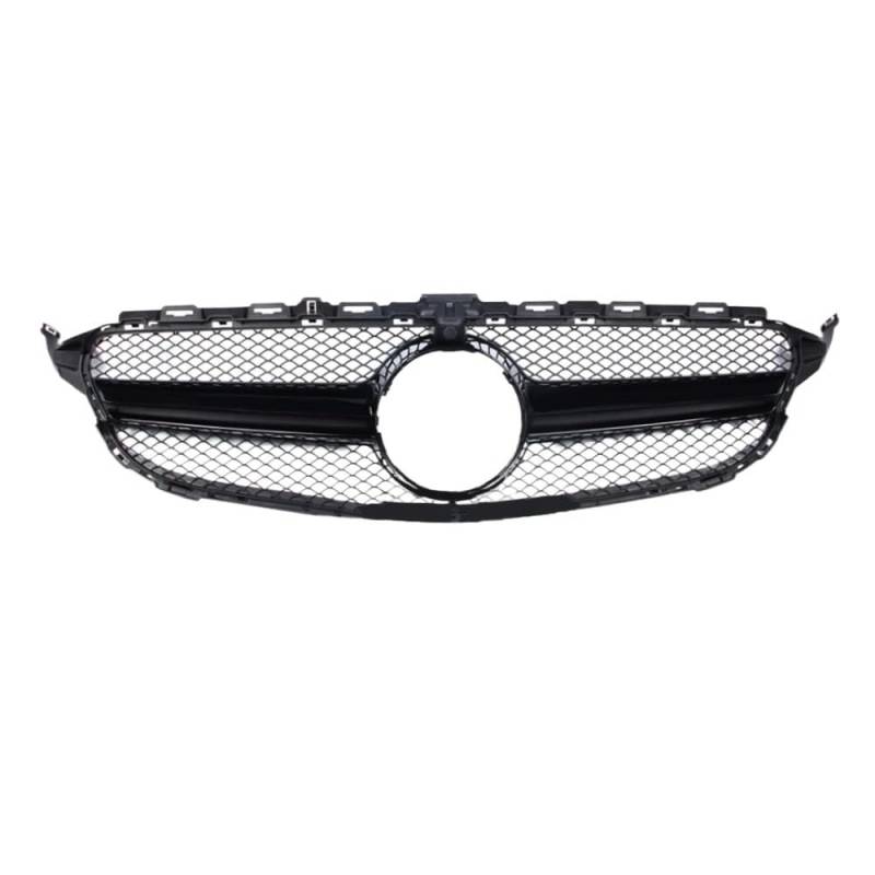 Kühlergrill Gitter Auto Für C-Klasse W205 2014-2018 Autozubehör Frontgrill Mittelnetzgrills Montagerahmenabdeckung Dekorationsteile Kühlergrill Auto Nieren von ESyem