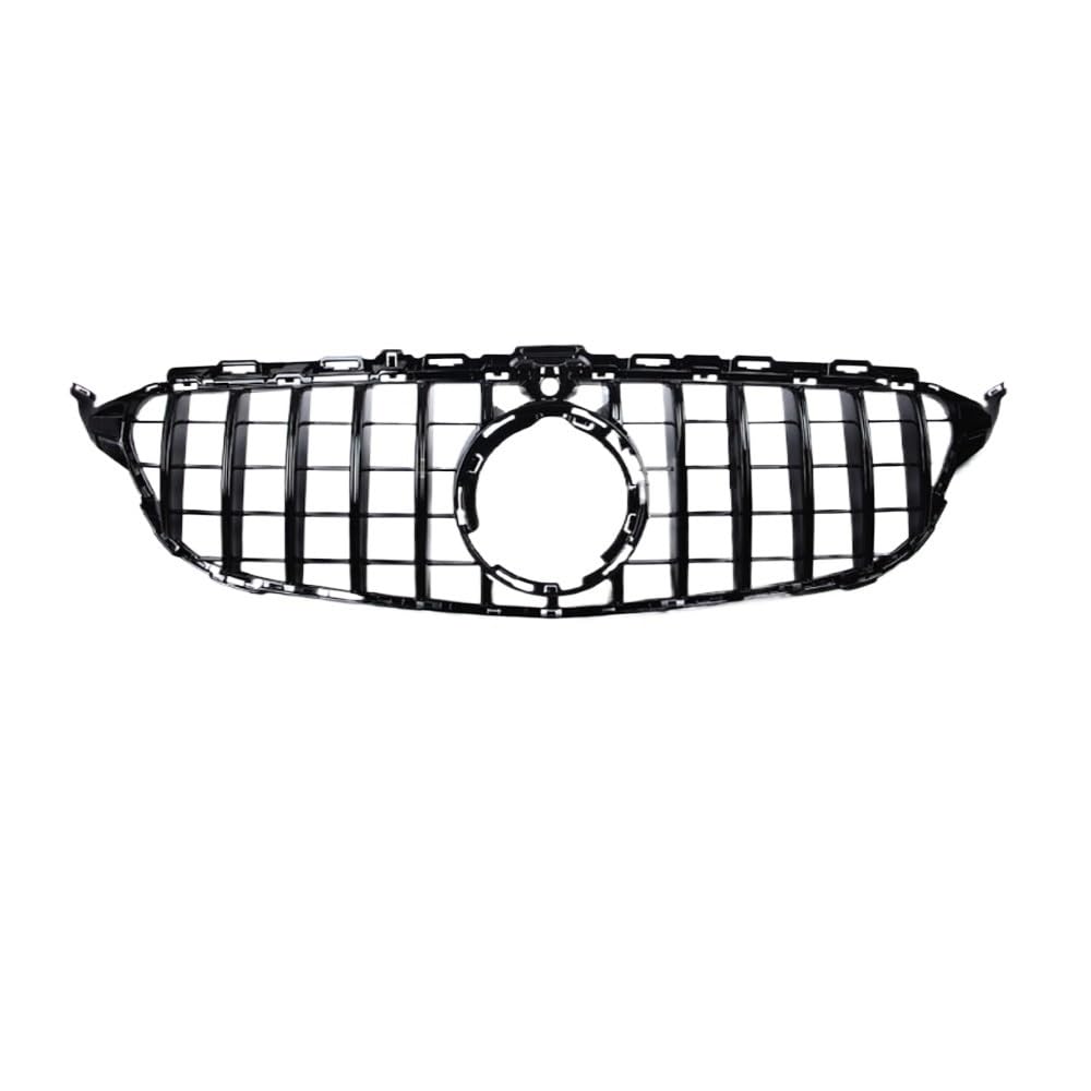 Kühlergrill Gitter Auto Für C-Klasse W205 2019-2023 Autozubehör Frontgrill Mittelnetzgrills Montagerahmenabdeckung Dekorationsteile Kühlergrill Auto Nieren von ESyem