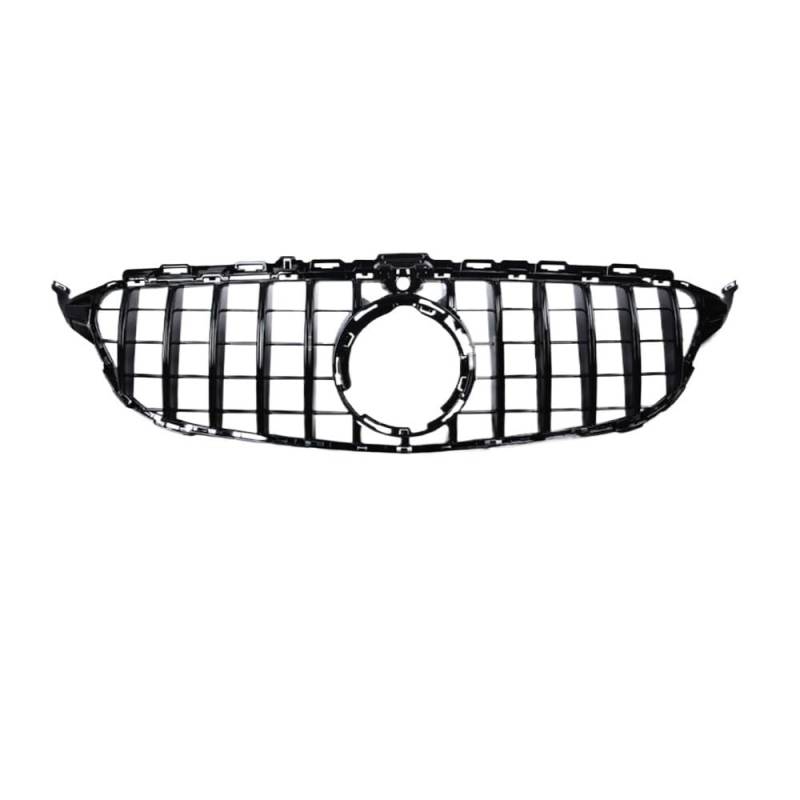 Kühlergrill Gitter Auto Für C-Klasse W205 2019-2023 Autozubehör Frontgrill Mittelnetzgrills Montagerahmenabdeckung Dekorationsteile Kühlergrill Auto Nieren von ESyem