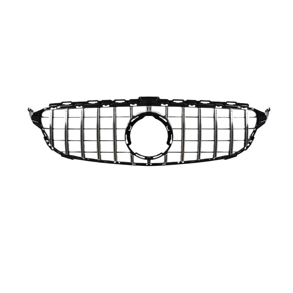 Kühlergrill Gitter Auto Für C-Klasse W205 2019-2023 Autozubehör Frontgrill Mittelnetzgrills Montagerahmenabdeckung Dekorationsteile Kühlergrill Auto Nieren von ESyem
