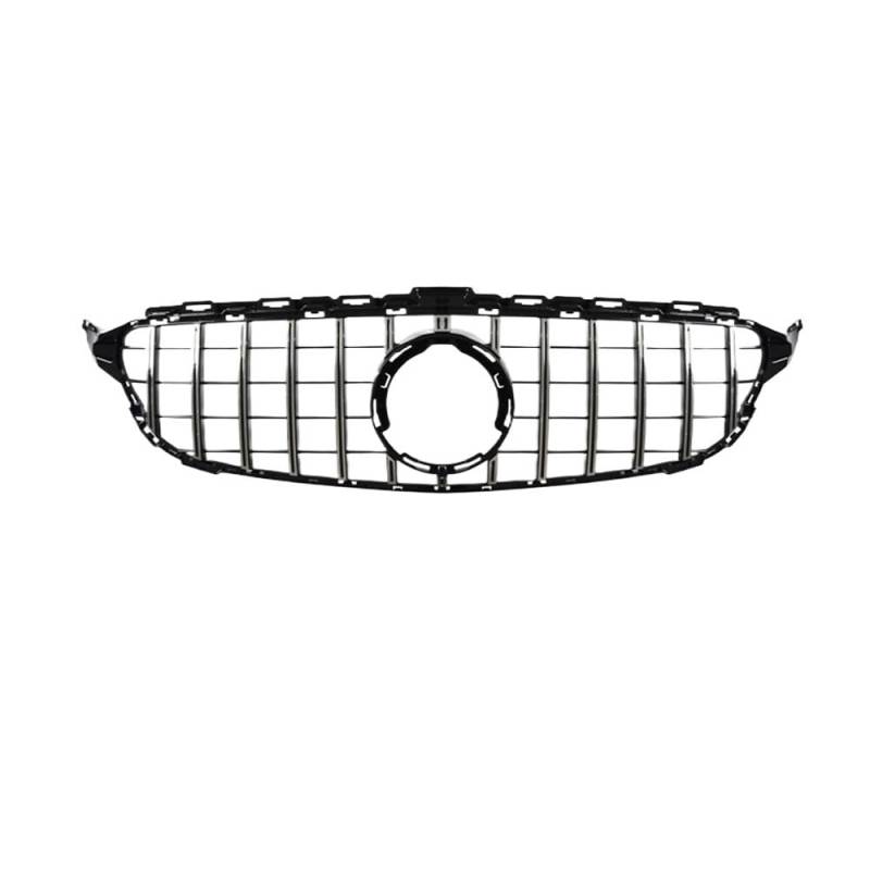 Kühlergrill Gitter Auto Für C-Klasse W205 2019-2023 Autozubehör Frontgrill Mittelnetzgrills Montagerahmenabdeckung Dekorationsteile Kühlergrill Auto Nieren von ESyem
