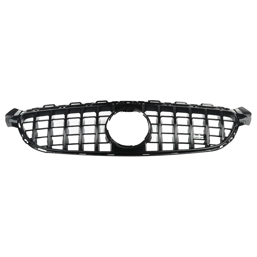 Kühlergrill Gitter Auto Für C-Klasse W205 C63 GT Diamond Grille Panamericana Grid Auto Frontstoßstange 2015–2018 mit Kamera Kühlergrill Auto Nieren von ESyem