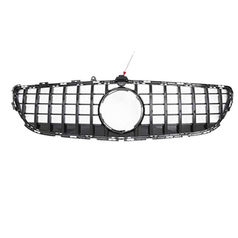 Kühlergrill Gitter Auto Für CLS Klasse W218 2011 2012 2013 2014 2015 2016 2017 2018 Auto Frontgrill Stoßstange Haube Mesh Mit Kamera Loch Grille Kühlergrill Auto Nieren von ESyem