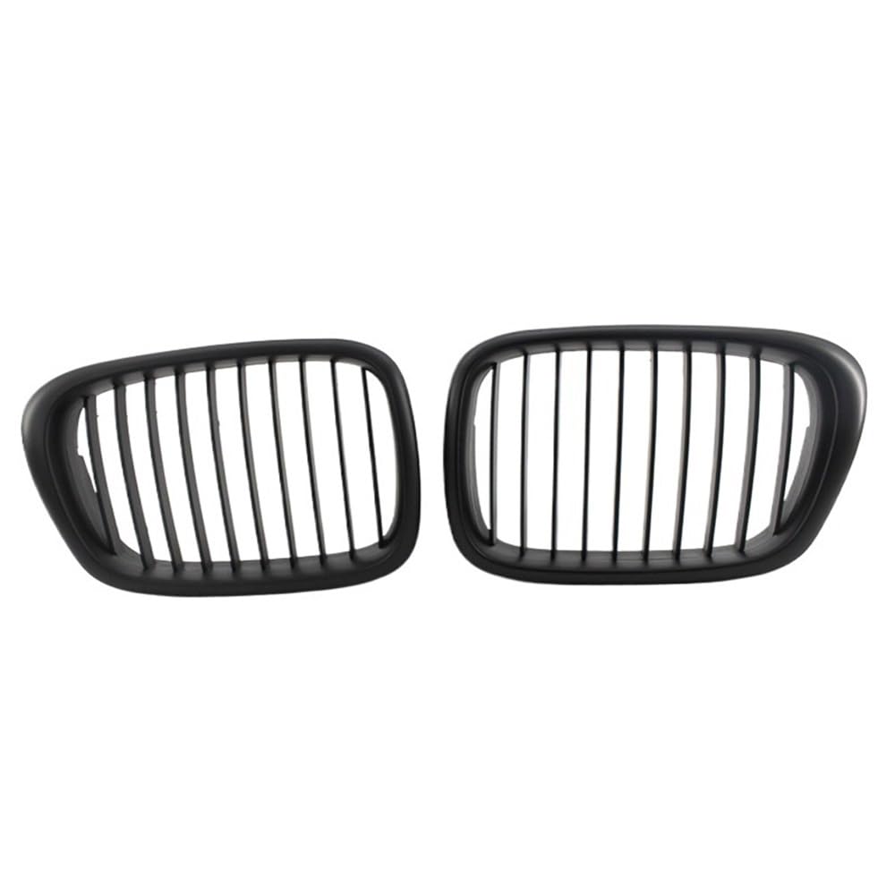 Kühlergrill Gitter Auto Für E39 5 Series 525 528 Gloss Black Grille Car Front Hood Grill Nierengitter 99-03 Autozubehör Kühlergrill Auto Nieren von ESyem