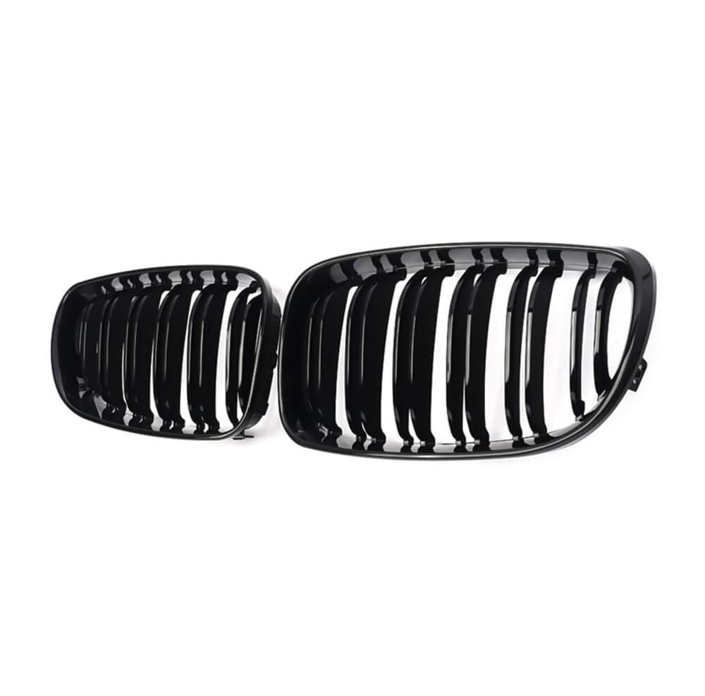 Kühlergrill Gitter Auto Für E81 E87 E82 E88 128I 130I 135I Auto Frontstoßstange Grille Grills Gitter Glanz Schwarz Dual Lamellen Grill 07-11 Kühlergrill Auto Nieren von ESyem