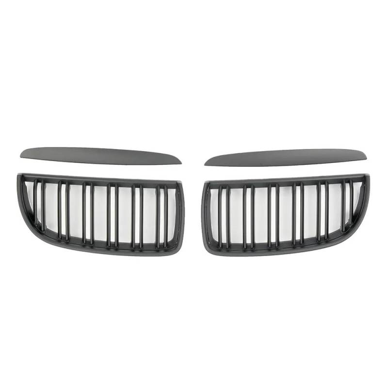 Kühlergrill Gitter Auto Für E90 E91 Grill Auto Frontgrill Niere Doppellamellen Glanzschwarz 3er Serie 323I 328I 335I 330I 325I 2005–2008 Gitter Kühlergrill Auto Nieren von ESyem