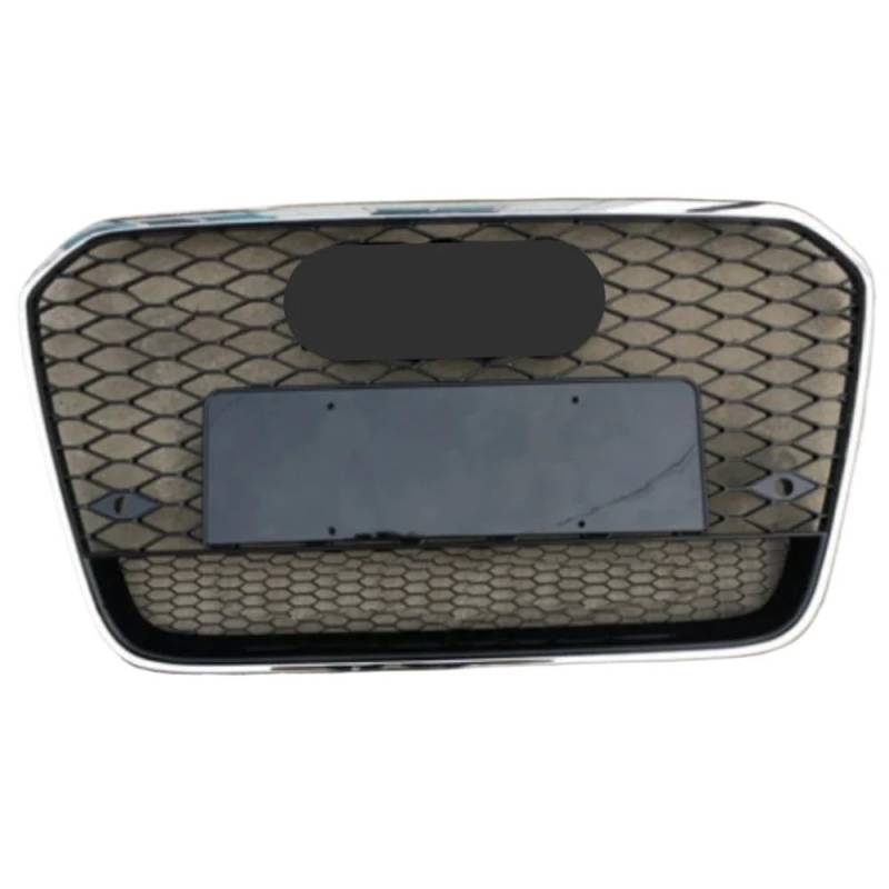 Kühlergrill Gitter Auto Für RS6 Stil Vorne Sport Hex Mesh Haube Grill Schwarz Für A6/S6 C7 2012 2013 2014 2015 Auto-Styling Zubehör Kühlergrill Auto Nieren von ESyem