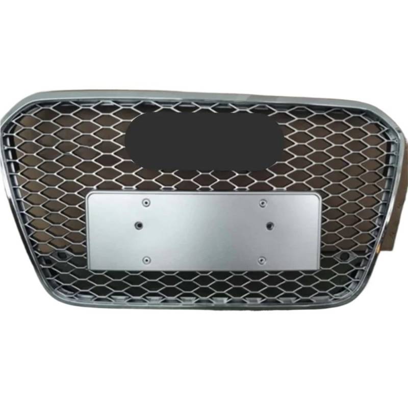 Kühlergrill Gitter Auto Für RS6 Stil Vorne Sport Hex Mesh Haube Grill Schwarz Für A6/S6 C7 2012 2013 2014 2015 Auto-Styling Zubehör Kühlergrill Auto Nieren von ESyem
