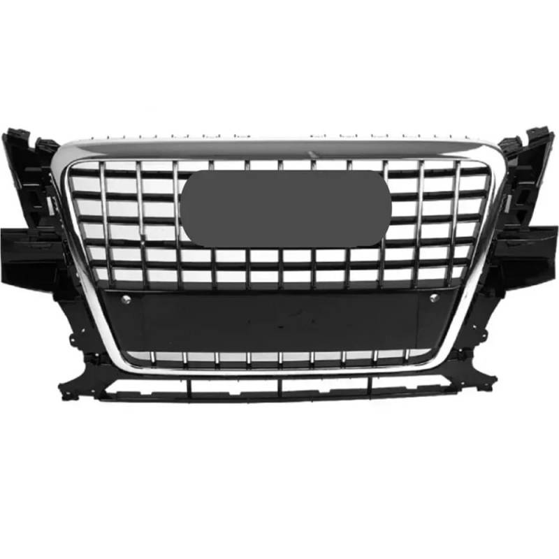 Kühlergrill Gitter Auto Für RSQ5 Stil Frontschürze Mesh Haube Grill Grille Universal Für Q5 ABS Stoßstange Grill 2009 2010 2011 2012 Für RSQ5 Grill Kühlergrill Auto Nieren von ESyem