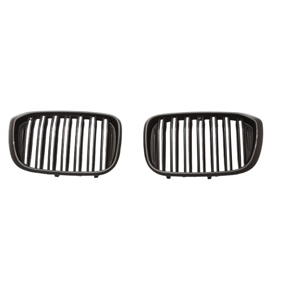 Kühlergrill Gitter Auto Für X3 X4 G01 G02 G05 G06 G07 G12 2017+ Doppellamellengitter 1 Paar Auto-Fronthaube Nierengitter glänzend schwarz Kühlergrill Auto Nieren von ESyem