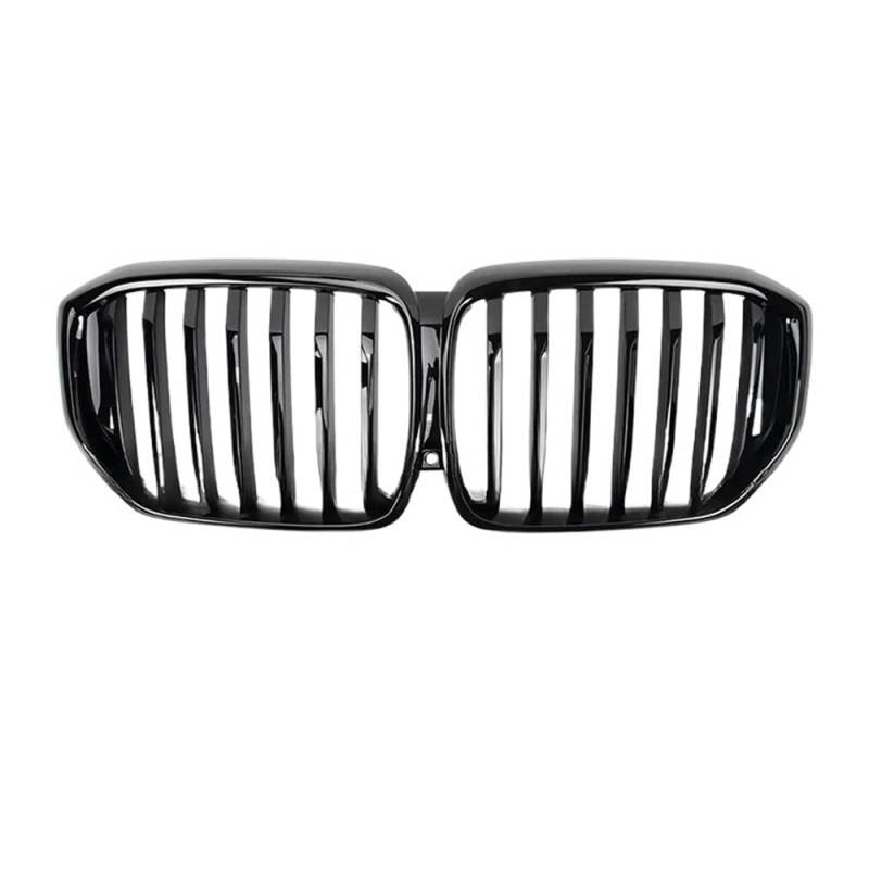 Kühlergrill Gitter Auto Für X5 G05 2019-2023 + Auto Front Grill Grillez Grills Glanz/Matt Schwarz Grille Auto Zubehör Single Line Kühlergrill Auto Nieren von ESyem