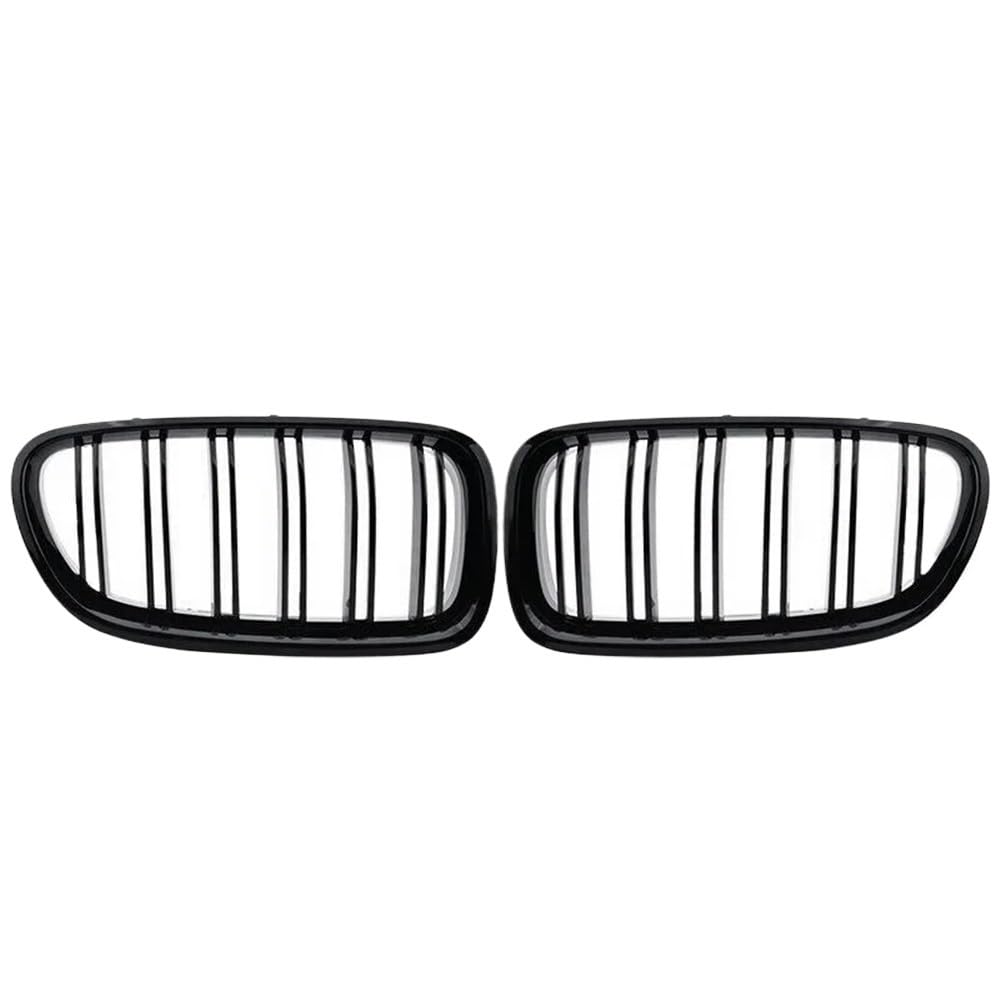 Kühlergrill Gitter Auto Glänzend schwarzer Auto-Frontnierengrill für 5er F10 F11 F18 M5 2010–2017 Kühlergrill Auto Nieren von ESyem