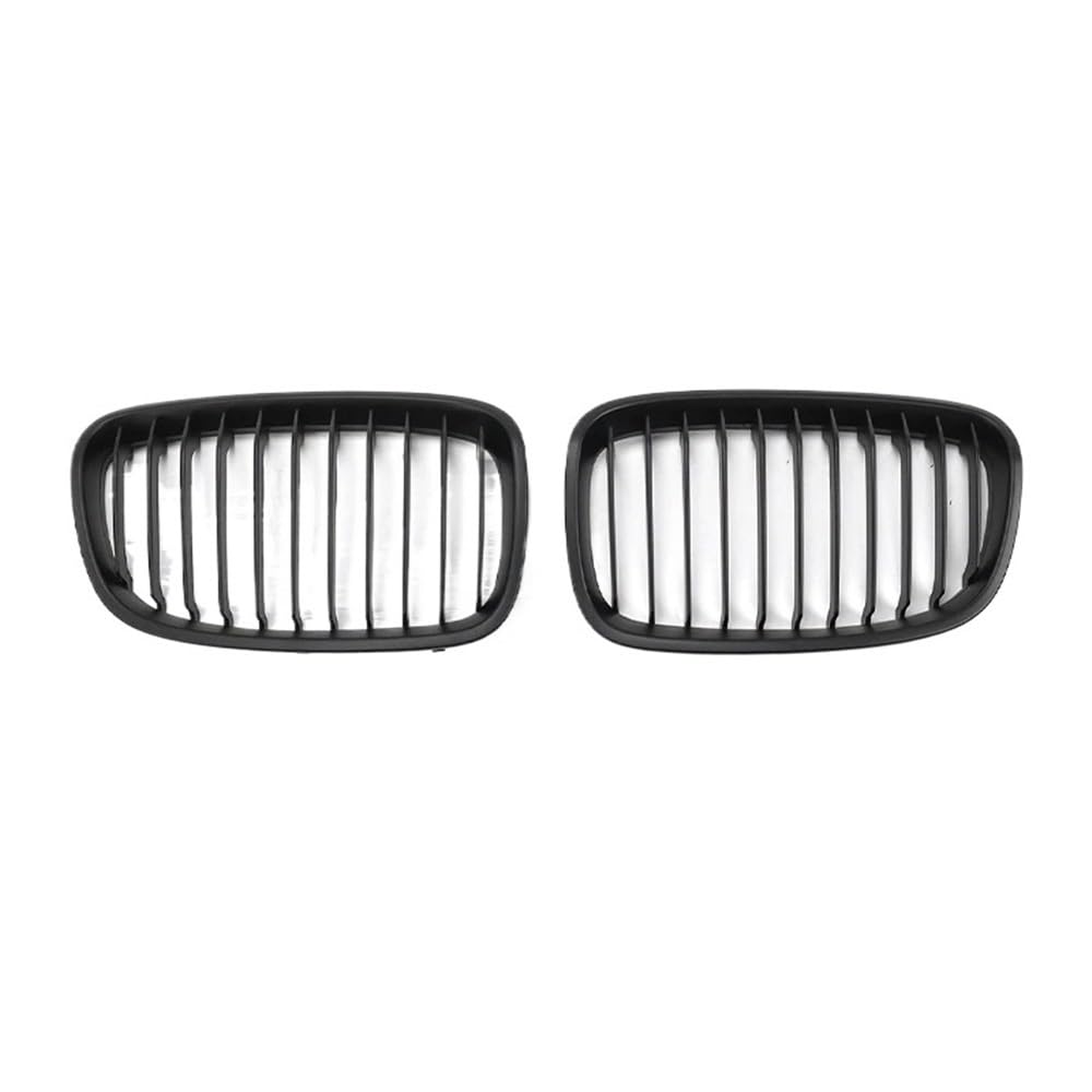 Kühlergrill Gitter Auto Glänzend schwarzer Nierengrill für 1er F20 F21 2012–2018, Ersatz-Frontstoßstangengitter, Autozubehör Kühlergrill Auto Nieren von ESyem