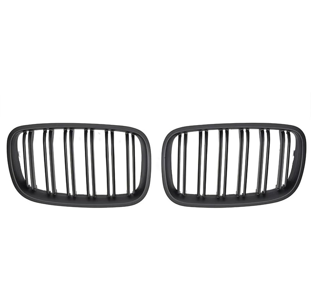 Kühlergrill Gitter Auto Glänzend schwarzer vorderer Nieren-Doppellamellengrill für X5 E70 2007–2013, X6 E71 E72 2008–2014, Autozubehör Kühlergrill Auto Nieren Kühlergrill Gitter Auto Glänzend schwarzer vorderer Nieren-Doppellamellengrill für X5 E70 2007–2013, X6 E71 E72 2008–2014, Autozubehör Kühlergrill Auto Nieren von ESyem