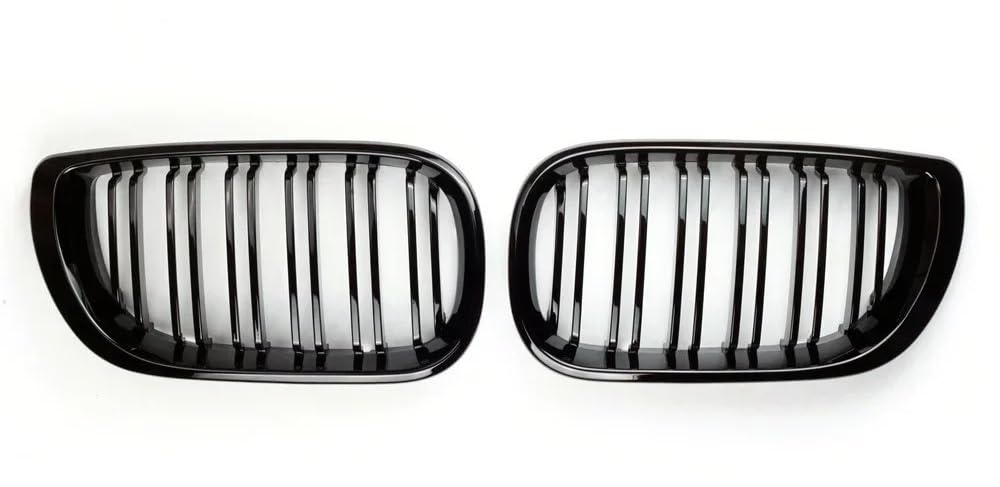 Kühlergrill Gitter Auto Glänzend schwarzes Auto-Frontnierengitter mit doppelter Lamellenhaube für 3er-Reihe für E46 4-Türer 2002 2003 2004 2005 Kühlergrill Auto Nieren Kühlergrill Gitter Auto Glänzend schwarzes Auto-Frontnierengitter mit doppelter Lamellenhaube für 3er-Reihe für E46 4-Türer 2002 2003 2004 2005 Kühlergrill Auto Nieren von ESyem