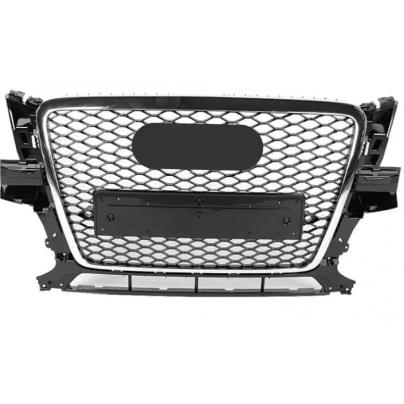 Kühlergrill Gitter Auto Grill Fronthaubengrill Auto Frontstoßstangengrill Mittelgrill Für RSQ5 Grill Für Q5/SQ5 8R 2008-2012 Kühlergrill Auto Nieren von ESyem