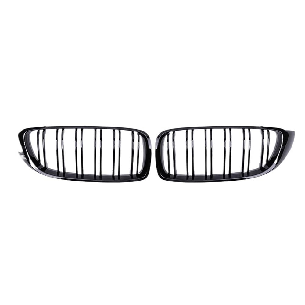 Kühlergrill Gitter Auto Kohlefaser-Frontstoßstangengrill für 4er-Serie F32 F33 F36 M3 F80 M4 F82 12–18, glänzende Grills Kühlergrill Auto Nieren von ESyem