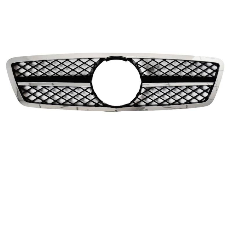 Kühlergrill Gitter Auto Match Frontgrill Haubengrill für C-Klasse W203 2000–2006 200K Tuning-Zubehör Ersatzteil Kühlergrill Auto Nieren von ESyem