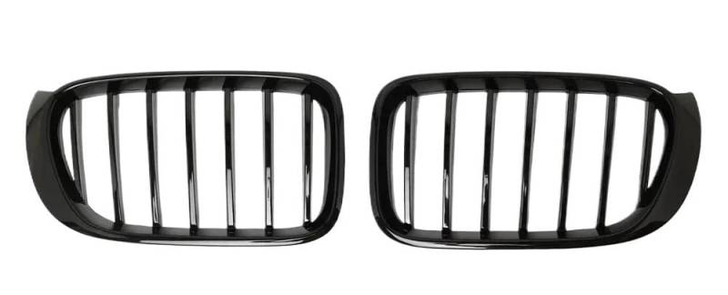 Kühlergrill Gitter Auto Matt-/glänzend Schwarze Frontgrills im Single-Line-Stil für X3 F25 X4 F26 2014–2018. Grills im Double-Line-Stil Kühlergrill Auto Nieren von ESyem