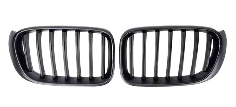 Kühlergrill Gitter Auto Matt-/glänzend Schwarze Frontgrills im Single-Line-Stil für X3 F25 X4 F26 2014–2018. Grills im Double-Line-Stil Kühlergrill Auto Nieren von ESyem