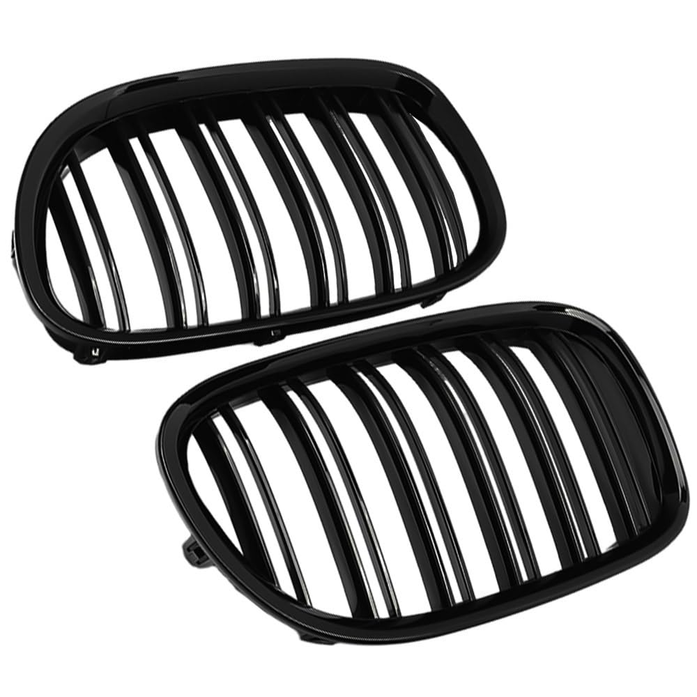 Kühlergrill Gitter Auto Paar Auto-Frontstoßstangengrill Grillhaube Mesh Double Line für 7er F01 F02 2009 2010 2011 2012 2013 2014 2015 Kühlergrill Auto Nieren Kühlergrill Gitter Auto Paar Auto-Frontstoßstangengrill Grillhaube Mesh Double Line für 7er F01 F02 2009 2010 2011 2012 2013 2014 2015 Kühlergrill Auto Nieren von ESyem