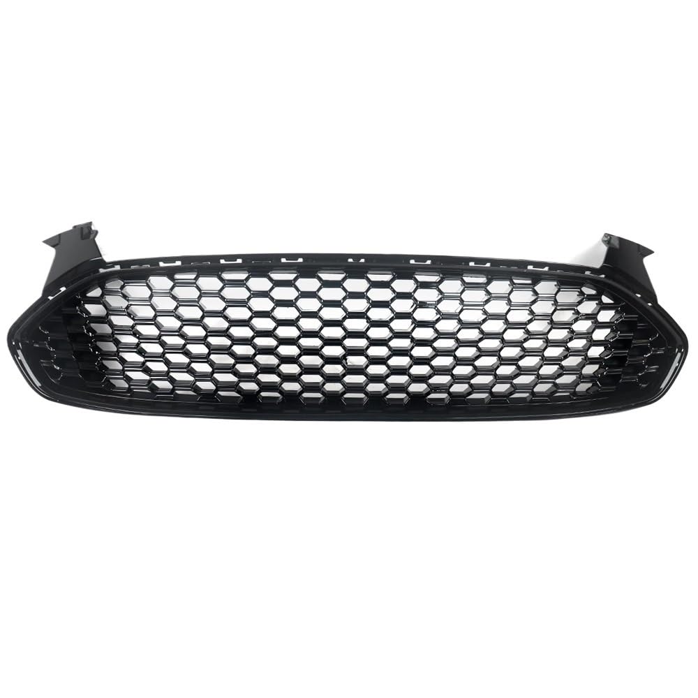 Kühlergrill Gitter Auto Passend für Fusion 2013–2017, glänzendes schwarzes Frontstoßstangengitter, ersetzen Sie Autozubehör Kühlergrill Auto Nieren von ESyem