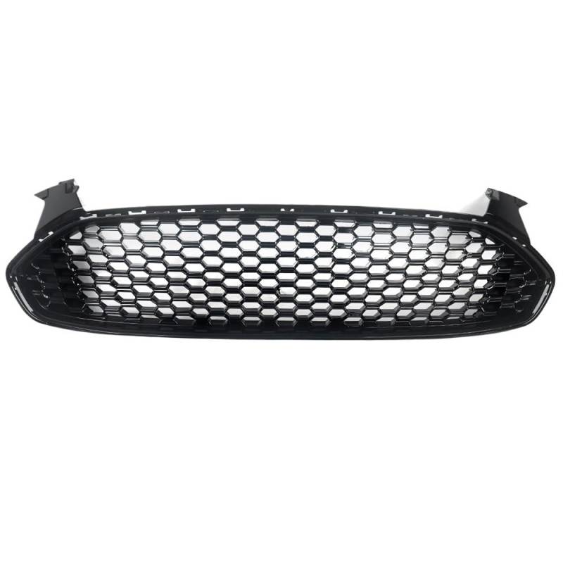 Kühlergrill Gitter Auto Passend für Fusion 2013–2017, glänzendes schwarzes Frontstoßstangengitter, ersetzen Sie Autozubehör Kühlergrill Auto Nieren von ESyem