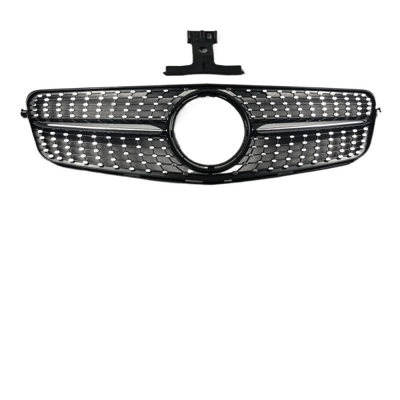Kühlergrill Gitter Auto Perfekt passender Frontstoßstangengrill für Benz C W204 C43 2007–2014 C180 C200 C250 C300 AMG GT Diamond Tuning Kühlergrill Auto Nieren von ESyem