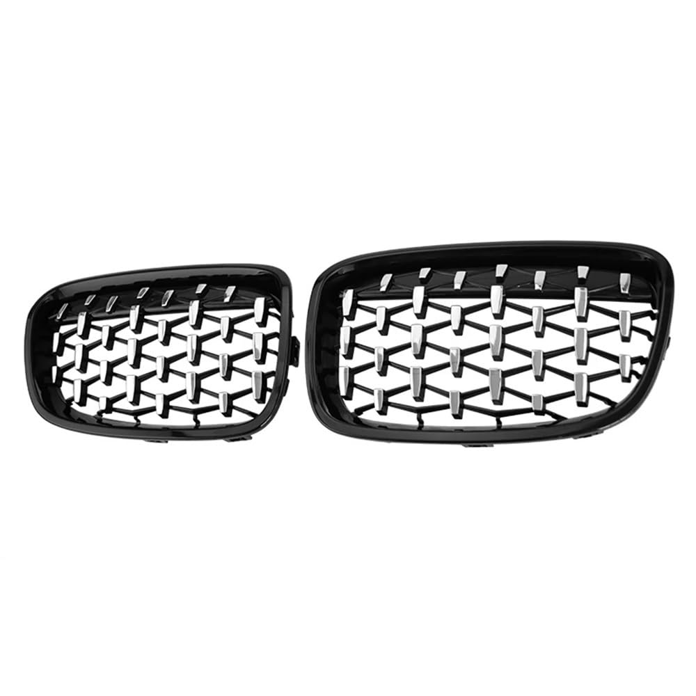 Kühlergrill Gitter Auto Silberner Diamant-Grill, Auto-Front-Nieren-Ersatzgitter für 1er F20 F21 2011–2014, Zubehör Kühlergrill Auto Nieren Kühlergrill Gitter Auto Silberner Diamant-Grill, Auto-Front-Nieren-Ersatzgitter für 1er F20 F21 2011–2014, Zubehör Kühlergrill Auto Nieren von ESyem