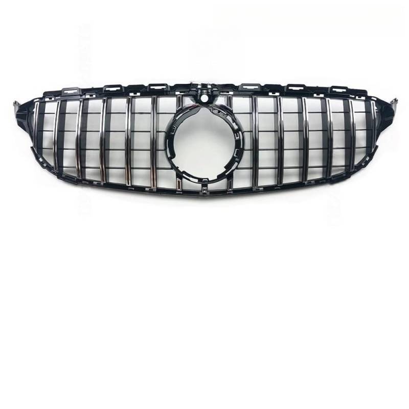 Kühlergrill Gitter Auto Sport Facelift Fronthaubengrill Stoßstangengrill GT-Stil für Benz C W205 2014–2021 C205 S205 Tuning Body Kit Kühlergrill Auto Nieren von ESyem