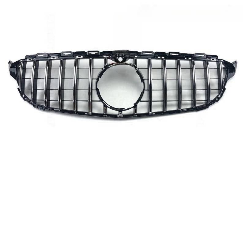 Kühlergrill Gitter Auto Sport Facelift Fronthaubengrill Stoßstangengrill GT-Stil für Benz C W205 2014–2021 C205 S205 Tuning Body Kit Kühlergrill Auto Nieren von ESyem