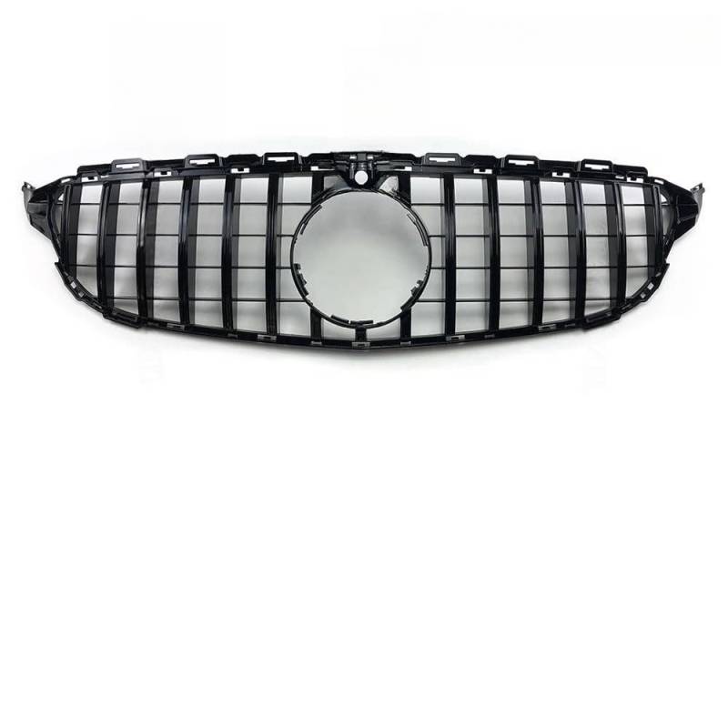Kühlergrill Gitter Auto Sport Facelift Fronthaubengrill Stoßstangengrill GT-Stil für Benz C W205 2014–2021 C205 S205 Tuning Body Kit Kühlergrill Auto Nieren von ESyem