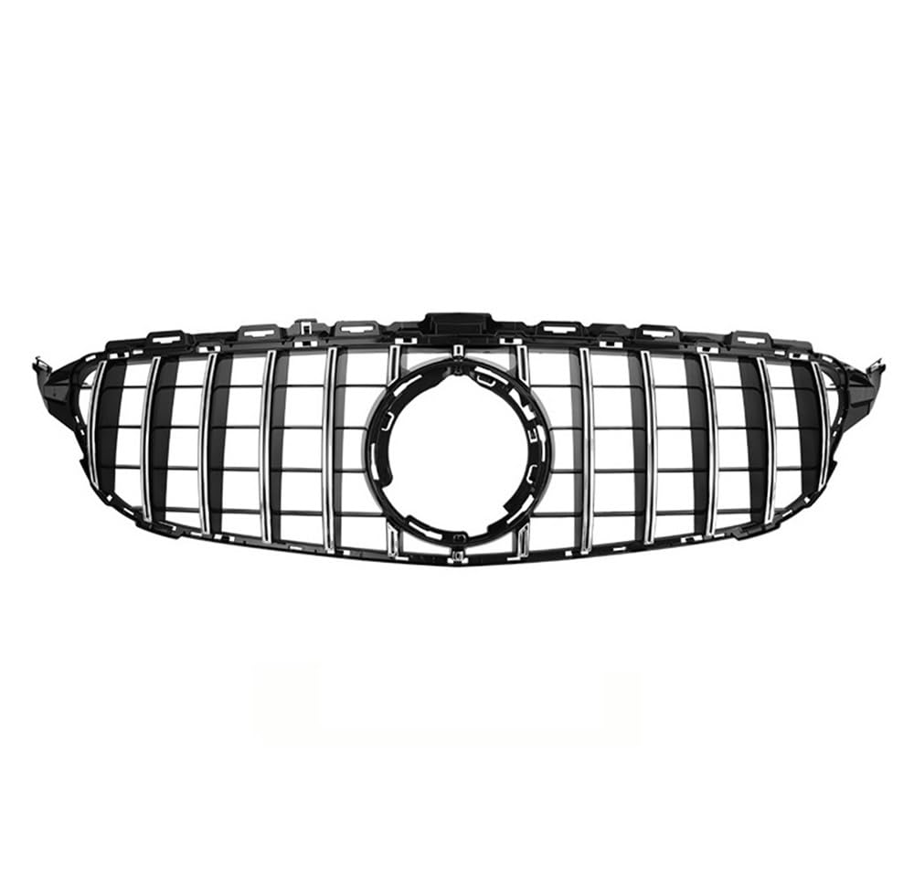 Kühlergrill Gitter Auto Tuning-Zubehör für das vordere Gitternetz für C W205 S205 C205 C180 C200 C260 C300 2014–2021 im GT-Stil Kühlergrill Auto Nieren von ESyem