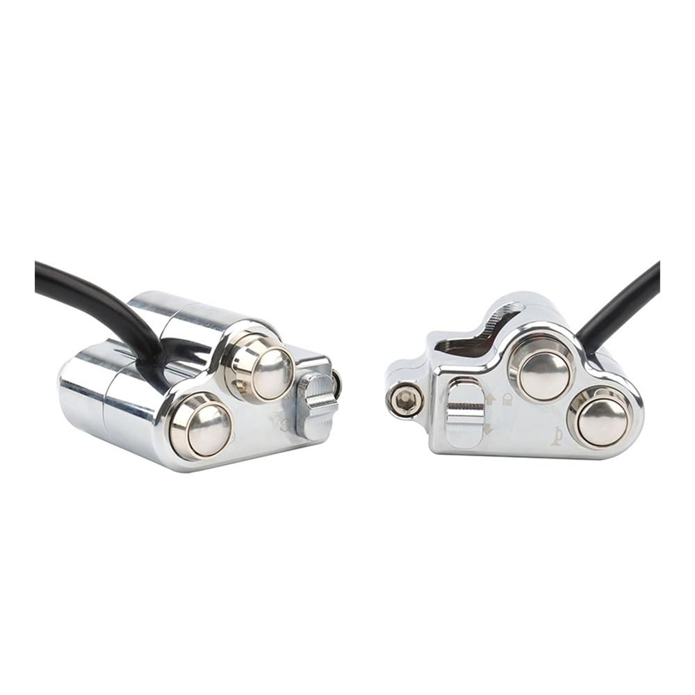 Motorrad Lenkerschalter 1'' 25mm Motorrad-Lenker-Steuerschalter Blinker Hupe Start-Kill-Schalter-Taste Universelle Modifizierte Teile Ohne Kabelbaum Motorrad Lenkerschalter 1'' 25mm Motorrad-Lenker-Steuerschalter Blinker Hupe Start-Kill-Schalter-Taste Universelle Modifizierte Teile Ohne Kabelbaum von ESyem