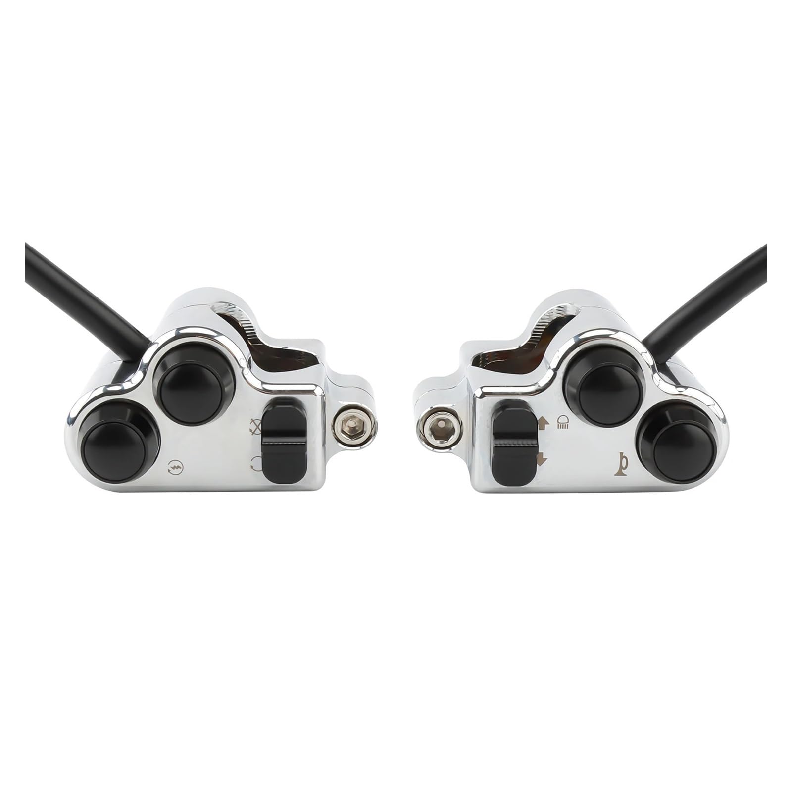 Motorrad Lenkerschalter 1'' 25mm Motorrad-Lenker-Steuerschalter Blinker Hupe Start-Kill-Schalter-Taste Universelle Modifizierte Teile Ohne Kabelbaum Motorrad Lenkerschalter 1'' 25mm Motorrad-Lenker-Steuerschalter Blinker Hupe Start-Kill-Schalter-Taste Universelle Modifizierte Teile Ohne Kabelbaum von ESyem