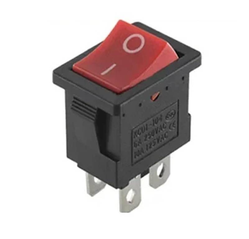 Motorrad Lenkerschalter 100/500/2000PCS 12 Modelle Serie 21 * 15mm 3/4/6Pin Boot Rocker Schalter 6A/250VAC 10A/125V AC Mit Lampe Schalter von ESyem