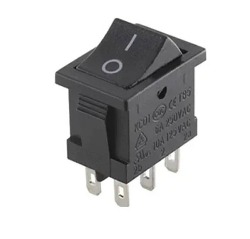 Motorrad Lenkerschalter 100/500/2000PCS 12 Modelle Serie 21 * 15mm 3/4/6Pin Boot Rocker Schalter 6A/250VAC 10A/125V AC Mit Lampe Schalter von ESyem