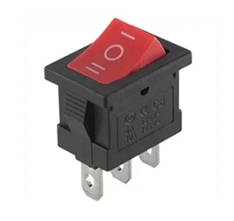 Motorrad Lenkerschalter 100/500/2000PCS 12 Modelle Serie 21 * 15mm 3/4/6Pin Boot Rocker Schalter 6A/250VAC 10A/125V AC Mit Lampe Schalter von ESyem