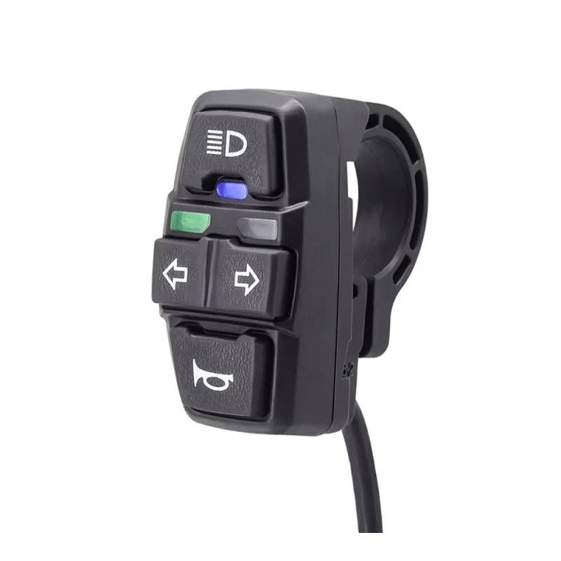Motorrad Lenkerschalter 1PC 48V/36V Bike Roller Licht Schalter DK336 Für Motorrad Taste Blinker Licht von ESyem