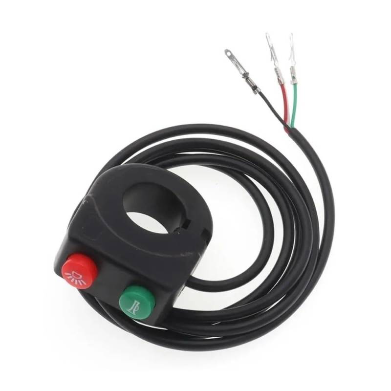 Motorrad Lenkerschalter 22mm 12V Motorrad Scheinwerfer Horn Kopf Licht Schalter Fit Für Fahrzeug Roller Bike Quad ATV Linie AUF-Off von ESyem