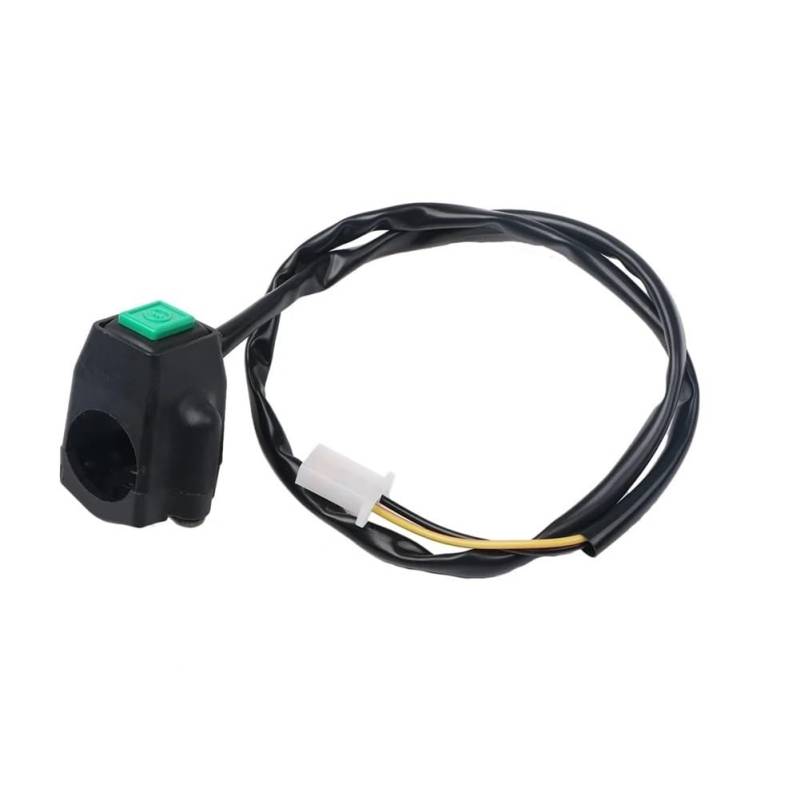 Motorrad Lenkerschalter 22mm Durable ATV Motorrad Dual Sport Quad Start Horn Kill Off Stop Schalter Taste Motorrad Zubehör Steuergriff Schalter von ESyem
