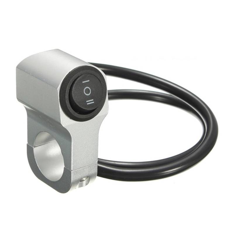 Motorrad Lenkerschalter 7/8 Zoll 2/3 Drähte Motorrad Lenker Scheinwerfer EIN/AUS Schalter Licht Taste Nebel Scheinwerfer Schalter Für Roller ATV von ESyem