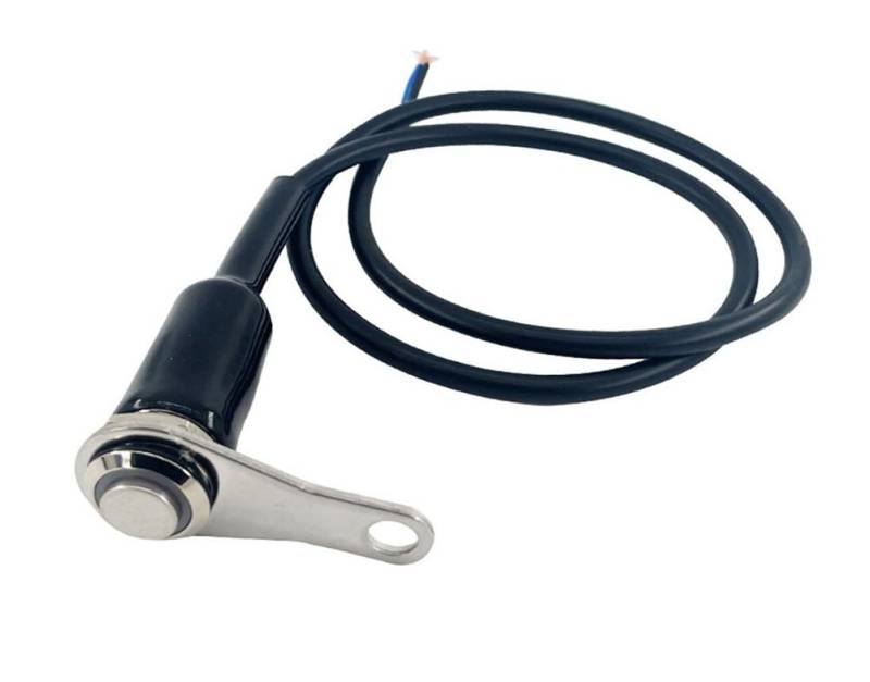 Motorrad Lenkerschalter Doppelkopf-LED-Motorradschalter EIN-AUS Lenker Verstellbare Halterung Schalter Taste DC12V Nebelscheinwerfer von ESyem