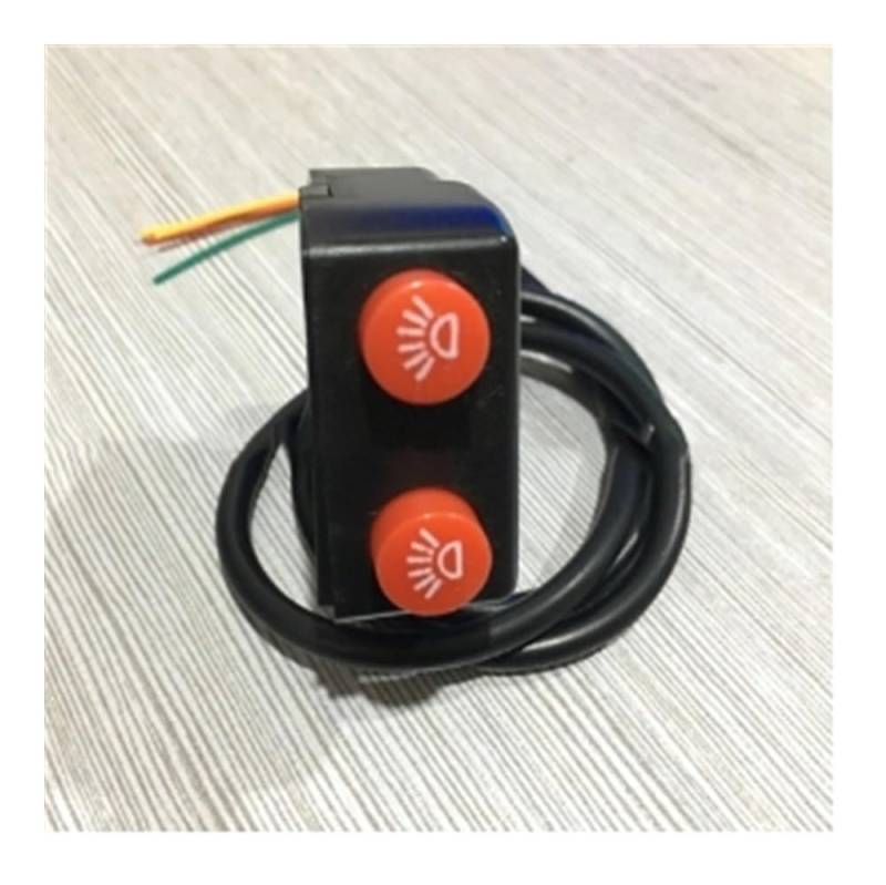 Motorrad Lenkerschalter Motorrad ATV 22mm Lenker Hupe Und Scheinwerfer Kombination Schalter Taste Motor Schalter Blinker Modifikation Zubehör von ESyem