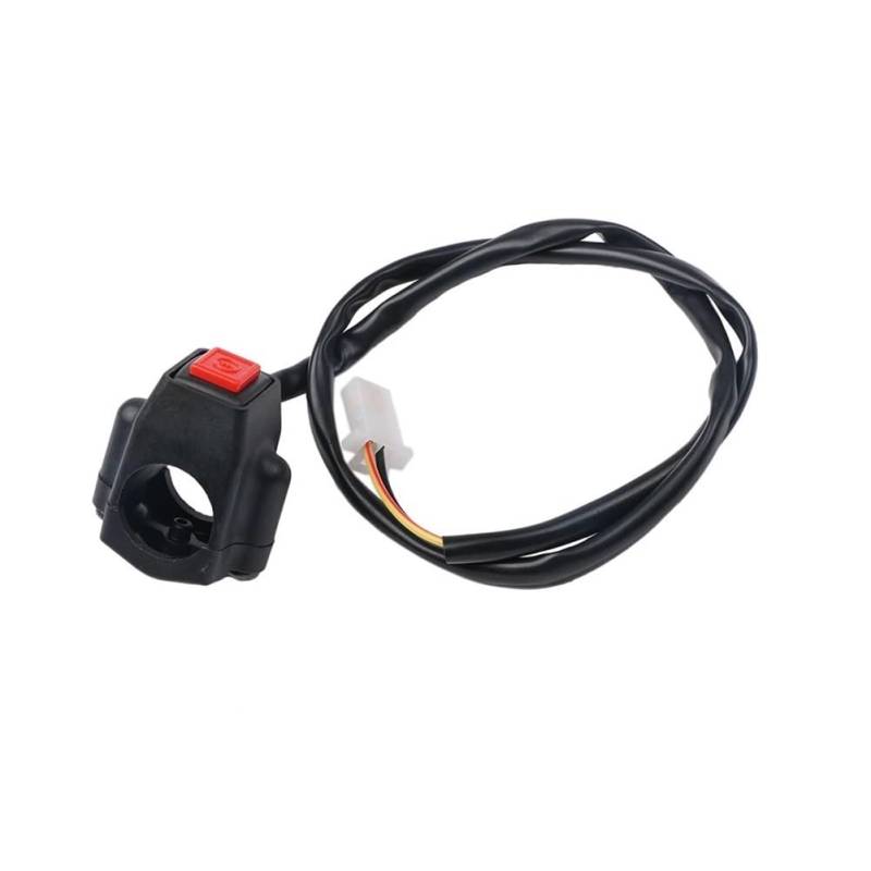 Motorrad Lenkerschalter Motorrad Lenker Schalter Motorrad Power Zündung Start Schalter Taste Für Universal ATV Dit Bike von ESyem