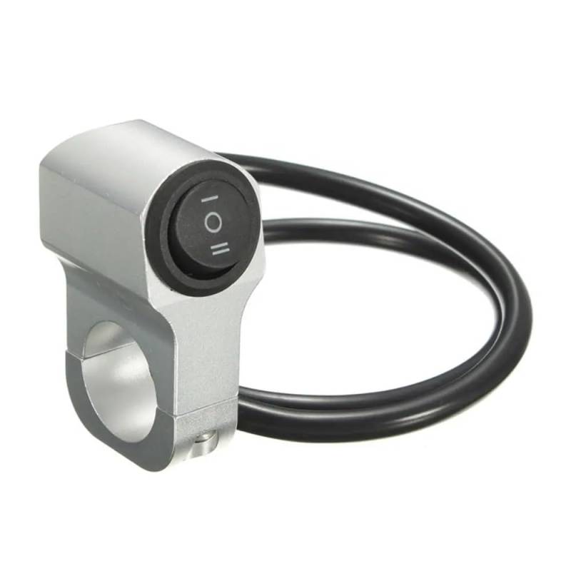 Motorrad Lenkerschalter Motorrad-Lenkerschalter EIN/AUS Kontrollleuchte Kontrollschalter Nebelsignale Lichtsteuerungstaste Moto Light Controller von ESyem