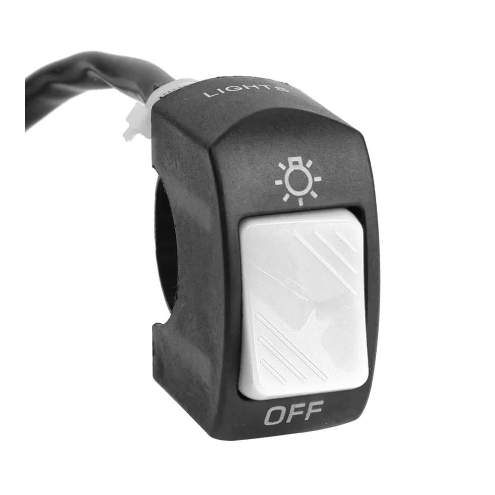 Motorrad Lenkerschalter Motorradschalter EIN/AUS-Steuerknopf Lenkermontage Scheinwerfer Signallampensteuerung Modifizierte Schalter Zubehör 12V 22mm Motorrad Lenkerschalter Motorradschalter EIN/AUS-Steuerknopf Lenkermontage Scheinwerfer Signallampensteuerung Modifizierte Schalter Zubehör 12V 22mm von ESyem