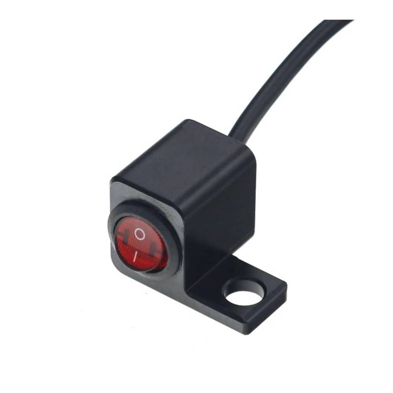 Motorrad Lenkerschalter Motorradschalter EIN Aus EIN Schalter Lenkersteuerschalter Für Scheinwerfer Fernlicht Abblendlicht Nebelscheinwerfer von ESyem