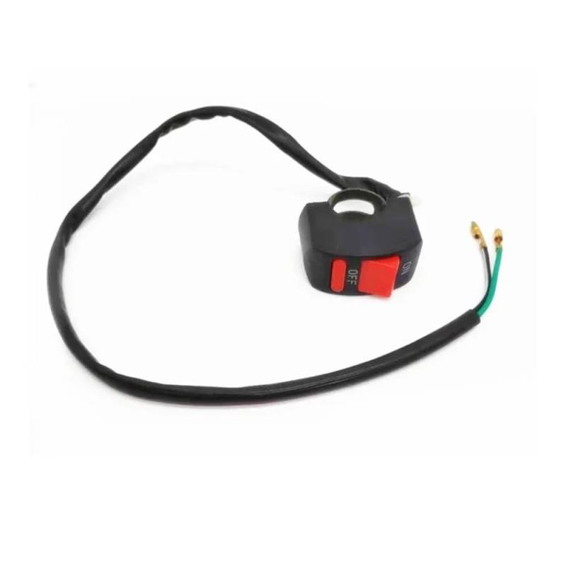 Motorrad Lenkerschalter Universal 12VDC Motorrad Lenker Nebel Licht Schalter EIN-AUS-Taste Schalter Für U5 U7 Kopf Lampe Angel Eyes Licht von ESyem
